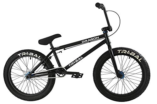 BMX : Tribal Dragon BMX Bike - Piezas negras mate y azules
