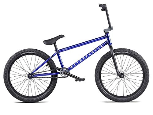 BMX : We The People Audio - Bicicleta BMX (55, 88 cm, TT), Color Azul translcido Mate
