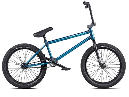 BMX : We The People Crysis BMX Bike - Bicicleta de 20, 5 Pulgadas TT, Color Verde Azulado translcido Mate
