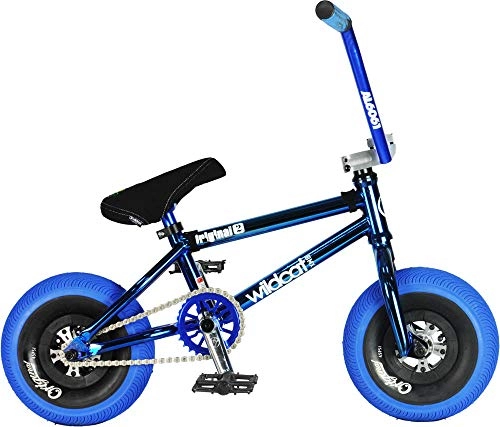 BMX : Wildcat Joker Original 2C Mini - Bicicleta BMX sin freno, color azul