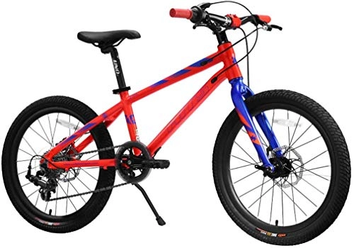 BMX : WJSW Bicicleta de competicin para nios Maratn Bicicleta Bicicleta de montaña para nios al Aire Libre Adecuada para nios y nias Andar en Bicicleta Fitness para nios Ejercicio Coche 7 Ve