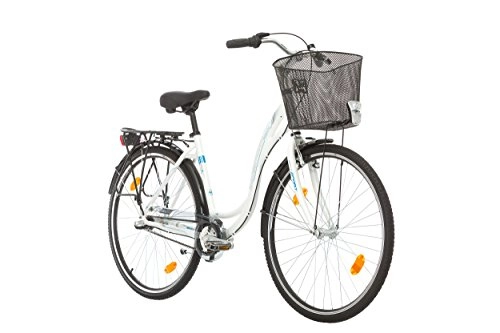 Crucero : BIKE SPORT LIVE ACTIVE Bikesport Rimini Bicicleta De Paseo Nexus 3 Ruedas de 28" 480 mm para Mujer Perla Blanca