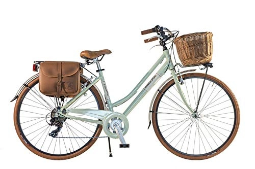 Crucero : Canellini Via Veneto by Bicicleta Bici Citybike CTB Mujer Vintage Dolce Vita Aluminio Green Clair Verde Claro (46)