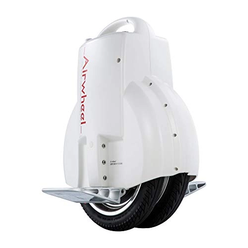 Monociclos autoequilibrio : Airwheel Q3 | Monociclo Elctrico Inteligente de 2 Ruedas con Pedales Plegables de Aluminio de Aviacin (Blanco)