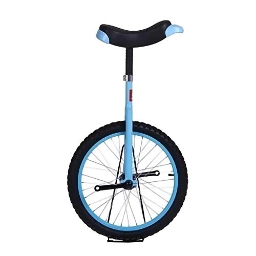 Monociclo : 12 Pulgadas Monociclo, Kids Entrenador de Ruedas Al Aire Libre Antideslizante Ajustable Equilibrio AcrobáTico Ejercicio en Bicicleta de una Sola Rueda / azul / Los 48cm