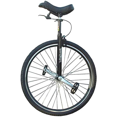 Monociclo : aedouqhr Monociclo Resistente para Adultos de 28 Pulgadas, 5.2-6.4 pies de Altura para Personas / Principiantes, Ciclismo de Equilibrio al Aire Libre, Monociclo Negro Extra Grande, más de 200 Libras