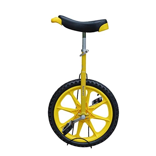 Monociclo : BOT Monociclo niños, 16" Rueda Principiante Trainer Monociclo 2.15 Bicicletas Antideslizante neumáticos Equilibrio, acrobacia de los niños Rompecabezas Bicicletas con Cuero de la PU de una Silla
