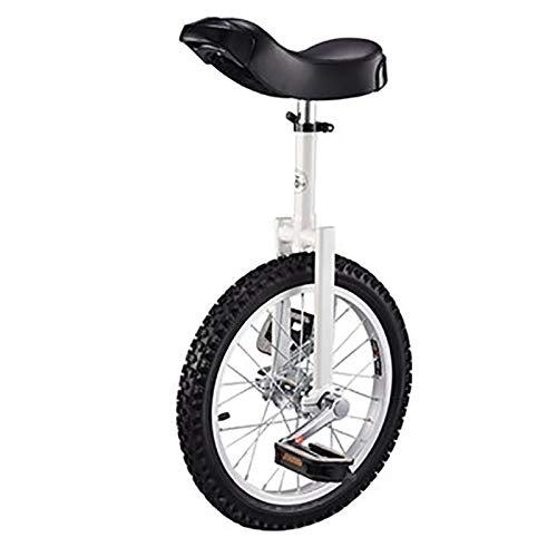 Monociclo : Competición Unicycle Balance robusto de 18 pulgadas Unicycles para niños / niños / niñas / principiante, bicicletas de servicio pesado con patineta neumático de montaña deportes al aire libre ejercici
