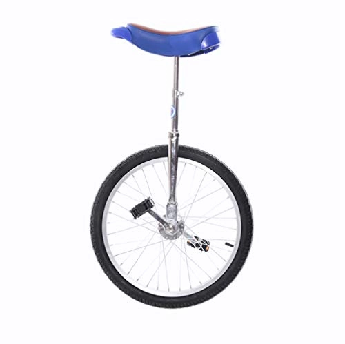 Monociclo : GASLIKE Monociclo competitivo 16 20 Rueda de 24 Pulgadas para niños y Adultos, Rueda de Aluminio Gruesa, Plata, 20 Inch