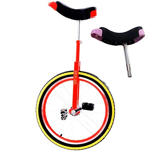 Monociclo : GJZhuan Monociclo Adulto de 24 Pulgadas Rueda Trainer Monociclo Antideslizante Butilo Montaa de Neumticos Equilibrio Ejercicio en Bicicleta Principiante Monociclo (Color : Orange)