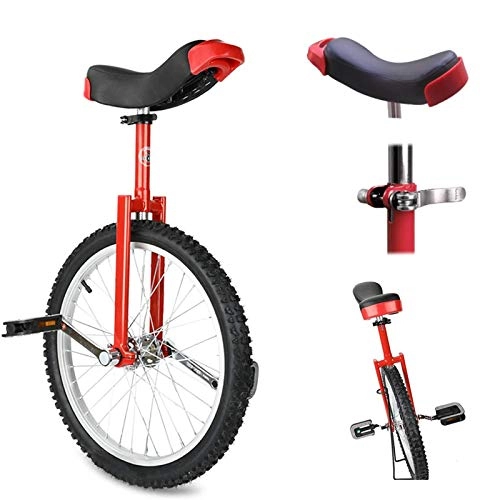 Monociclo : Good KK Monociclo Bicicleta de una Sola Rueda Bicicleta Entrenador de Bicicleta de Equilibrio Ajustable en Altura de Marco de 18 Pulgadas con neumático Antideslizante para Principiantes Niños