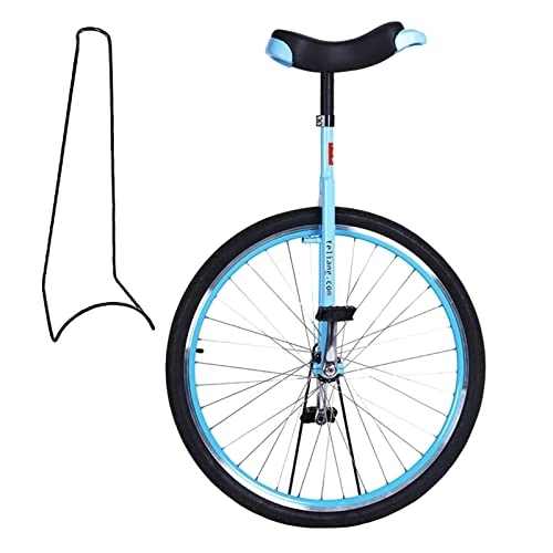 Monociclo : HWBB Monociclo Monociclo de Rueda Azul de 28"Pulgadas con Llantas Antideslizantes y Rejilla de Estacionamiento Extragrandes, Aplicable para Una Altura de Usuario Superior a 5 Pies / 150 Cm