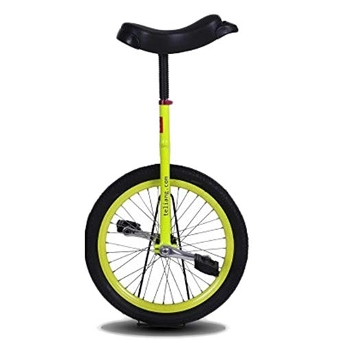 Monociclo : HWF Monociclo Excelente Monociclo Bicicleta de Equilibrio para Personas Altas 175-190cm, Tarea Pesada Unisex Adulto Niños Grandes 24" Monociclo Carga 300 Libras (Color : Yellow, Size : 24 Inch Wheel)