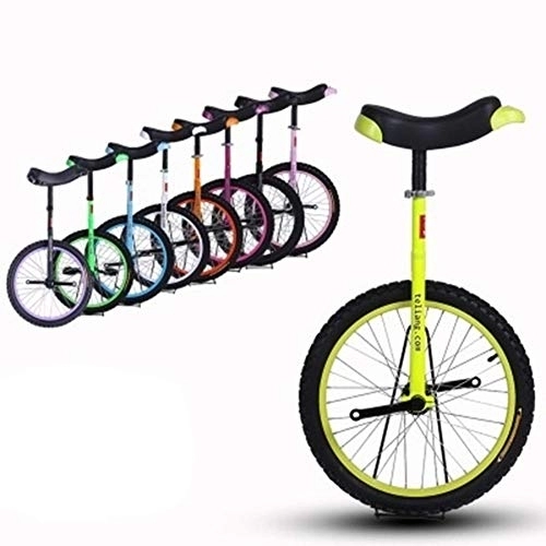 Monociclo : HWF Monociclo Pequeña 14" Rueda Monociclo para Niños Niñas, Starter Beginner Uni-Cycle, para Niños Pequeños De 5 A 9 Años (Color : Yellow, Size : 14 Inch Wheel)