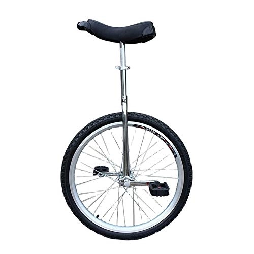 Monociclo : JLXJ Monociclos Monociclo Grande de 20", Adultos Niños Grandes Principiante Una Rueda Bicicleta de Equilibrio, Marco de Aleación de Aluminio, para Personas de Altura 160-175 Cm, Carga 150kg