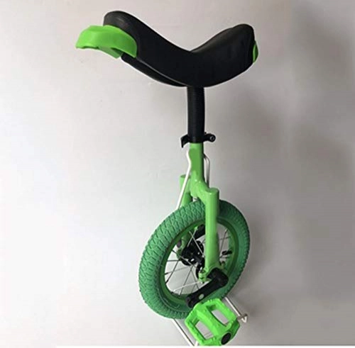 Monociclo : JUIANG 12 Pulgadas Usando un diseño ergonómico Ajustable Bicicleta - Liberación rápida Kids 'Monociclo - Hecho de Materiales ecológicos de bajo Carbono - con Pedal Antideslizante Monociclo Armygreen