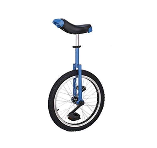 Monociclo : JUIANG Neumático Negro de Anillo de Aluminio de 20 Pulgadas de Espesor Monociclo / Diseño de Asiento ergonómico Monociclo Entrenador / con lámpara de tobera de Gas Kids 'Monociclo / para Adultos