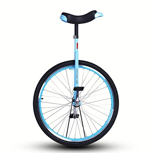 Monociclo : Lahshion Monociclo para Entrenadores para nios / Adultos, Monociclo para Entrenadores de Ruedas de 28", Ejercicio de Equilibrio Azul,