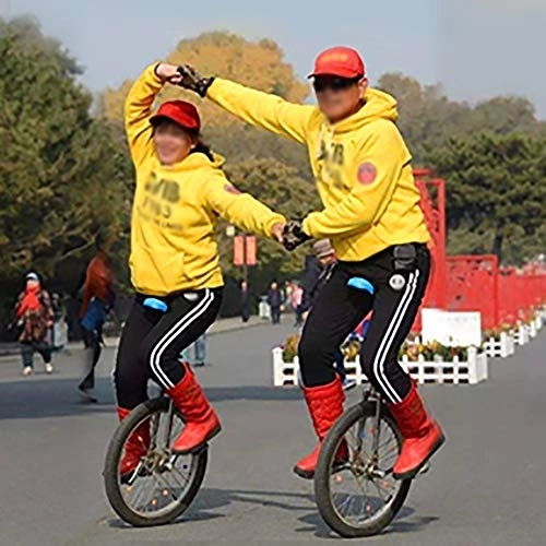 Monociclo : Lqdp Monociclo Monociclos Rojos para Exteriores de 16 / 18'' para Regalo de Niña / Hija, con Sillín Comfort, Bicicleta de Una Rueda para Principiantes de 20'' para Mujeres / Mamás (Size : 18inch Wheel)