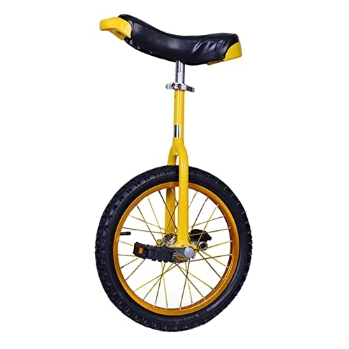 Monociclo : Monociclo Bicicleta de Equilibrio Monociclo de Rueda de 16 Pulgadas para Principiantes, Niños Jinetes, Monociclos de Asiento Ajustable para Personas de 4 Pies a 5 Pies de Altura, Carga 150kg / 330lbs