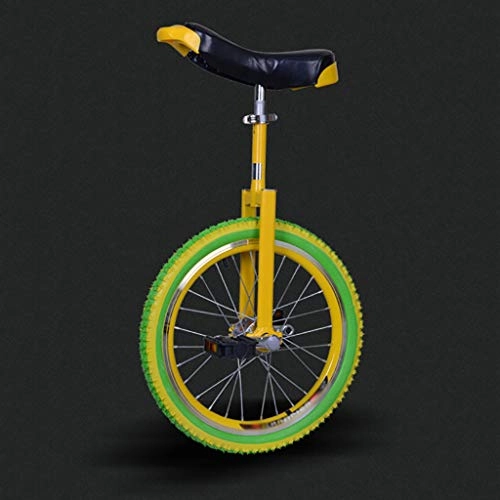 Monociclo : Monociclo Carretilla, bicicleta de marco de acero al manganeso de alta resistencia, reflector BS con cuentas, antideslizante, anti-cada, anti-colisin Bicicletas ( color : Verde , Tamao : 53cm )