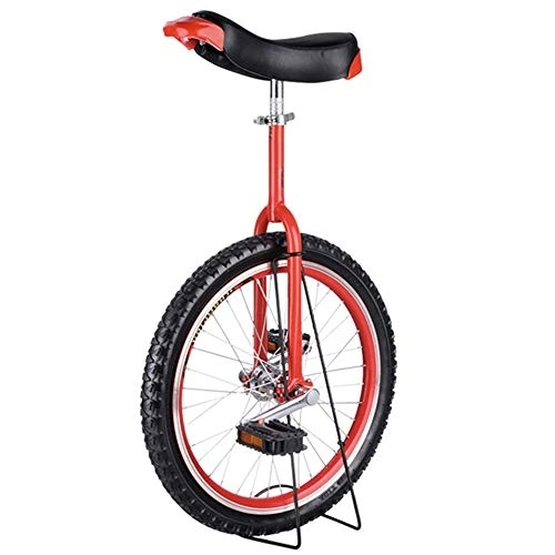 Monociclo : Monociclo Entrenador para Chicos / Adultos Unicycle, Neumáticos de Montaña Montar con Autoequilibrio Ejercicio Equilibrio Montar en Bicicleta Deportes Al Aire Libre Ejercicio Físico , Red-20inches