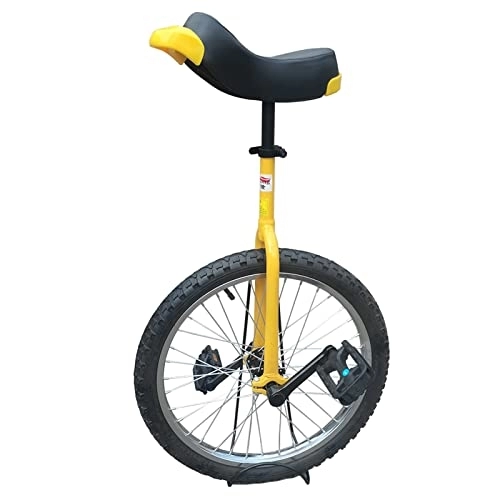 Monociclo : Monociclo Monociclo 20 24 pulgadas Una rueda Monociclos para Adultos 16 18 pulgadas Monociclo para Niños Grandes 12 14 pulgadas Monociclo para Niños Pequeños, Bicicleta de una rueda ( Color : Yellow ,