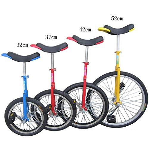 Monociclo : Monociclo Monociclo competitivo, bicicleta de cuadro de alta resistencia, neumtico de goma antideslizante, resistente al desgaste, resistente a la presin, anti-cada, anti-colisin, nios adultos pr
