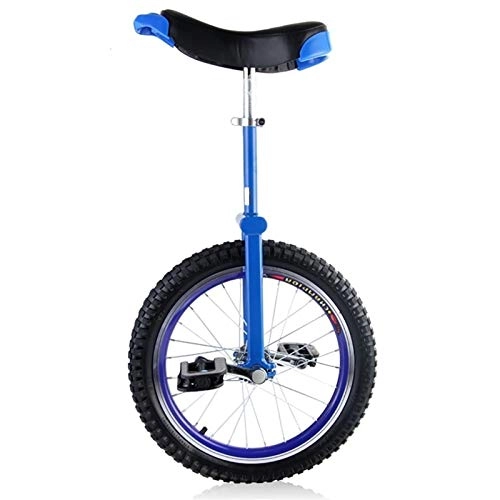 Monociclo : Monociclo Monociclo de Ruedas de 16 Pulgadas para Niños de 6 / 7 / 8 / 9 / 10 Años, Monociclos Pequeños para Niños Niñas con Llanta de Aleación Gruesa, Uni-Cycle de Una Rueda Al Aire Libre ( Color : Blue )