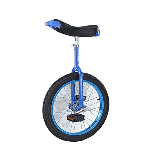 Monociclo : Monociclo Monociclo del Entrenador de la Rueda, Monociclo de Bicicleta Equilibrio Monociclo Bicicletas para Adultos de 24 Pulgadas, para El Hogar y El Gimnasio, Fácil de Operar (Color : Blue)