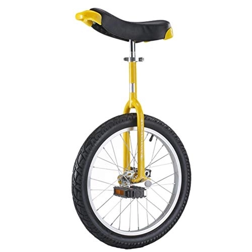 Monociclo : Monociclo Monociclo para niños de 16 / 18 pulgadas, monociclo grande para adultos de 20 / 24 pulgadas para hombres / mujeres / niños grandes / adolescentes, bicicleta de una rueda con marco de acero y llanta d