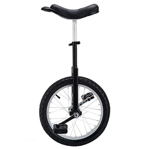 Monociclo : Monociclo Monociclos para Niños con Ruedas de 16 Pulgadas para Niños Grandes / Adultos Pequeños, Uni Cycle para Principiantes con Llanta de Aleación, Deportes al Aire Libre (Color : Black)