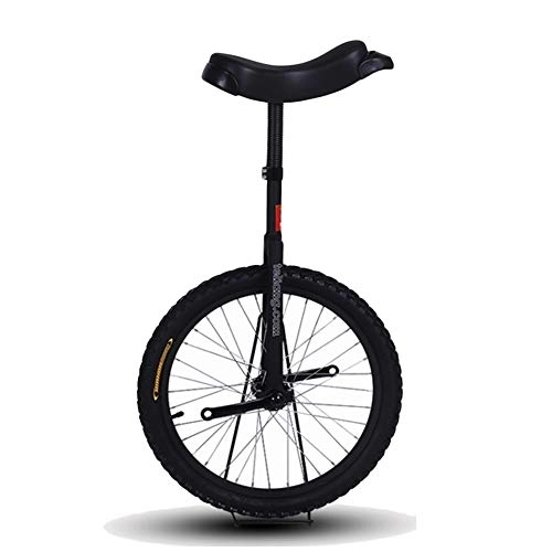 Monociclo : Monociclo Negro clásico para Ciclistas Principiantes e intermedios, Monociclo con Ruedas de 24 Pulgadas, 20 Pulgadas, 18 Pulgadas y 16 Pulgadas para niños / Adultos (Color : Black, Size : 24 Inch Whee