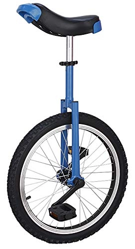 Monociclo : Mother And Me Monociclo / Bicicleta de una Rueda de 16"Altura Ajustable Carga máxima 180 LB, Blue