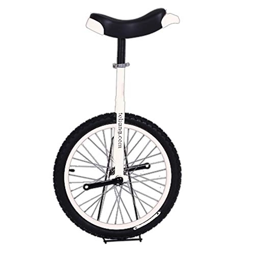 Monociclo : NANANA 16 / 18 / 20 Pulgadas Monociclo Bicicleta de Una Rueda Monociclos Acero, 1 Velocidad Redondeadas Plástico Pedales Sillín de Contorno Ergonómico(Sin Soporte), #2, 16inch
