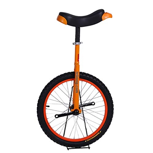 Monociclo : NANANA 16 / 18 / 20 Pulgadas Monociclo Bicicleta de Una Rueda Monociclos Acero, 1 Velocidad Redondeadas Plástico Pedales Sillín de Contorno Ergonómico(Sin Soporte), #4, 20inch