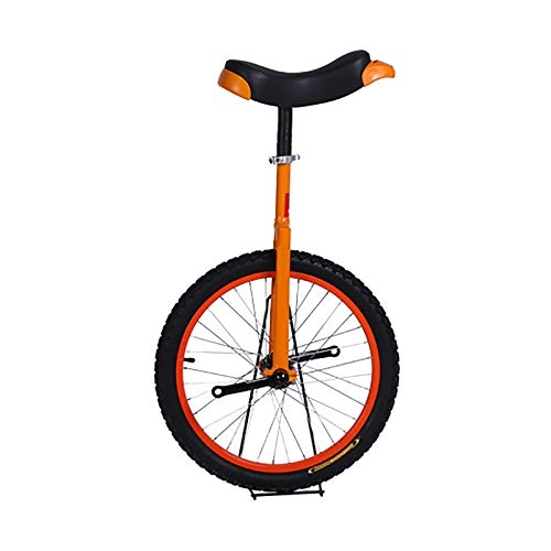 Monociclo : QWEASDF Monociclo, 18"Unicycle para niños, uniciclos al Aire Libre Ajustables con llanta de aleación, Equilibrio Ciclismo Bicicletas Ciclismo Deportes al Aire Libre Ejercicio Fitness, Naranja