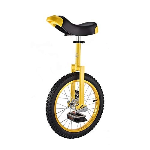 Monociclo : QWEASDF Monorrueda, 16", 18" Monociclo para los niños, clásico Antideslizante Rueda Bicicleta montaña neumáticos Ciclismo autobalanceo Ejercicio con Llantas Aluminio Color, Deportes al Aire Libre