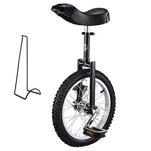 Monociclo : rgbh Monociclo Entrenador, Unicycle Altura Ajustable a Prueba de Deslizamiento Balance Ciclismo Ejercicio Bicicletas Monociclo Bicic para Niños / Adulto Black-16 Inches