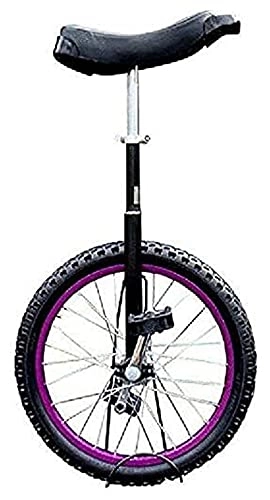 Monociclo : Unicycle Unisex Bike, 16 / 18 / 20 / 24 Pulgada, Bicicleta de Balance de Rueda Individual, Adecuada para niños y Adultos, Altura Ajustable, Mejor Regalo de cumpleaños, 4 Colores