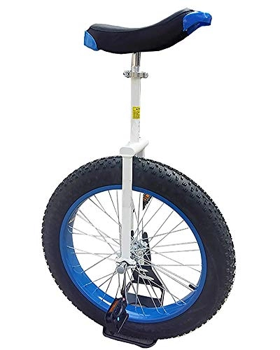 Monociclo : WXX Monociclo De Una Sola Rueda para Adultos De 24 Pulgadas Bicicleta De Equilibrio De Una Sola Rueda Monociclo Todoterreno De Playa Adecuado para Principiantes Entrenador Avanzado, Azul
