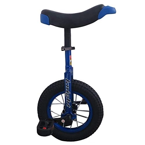 Monociclo : WYFX Pequeño 12 & # 34; Monociclo, Starter Beginner Uni-Cycle, para niños pequeños de 5 años / niños / niños / niñas, 4 Colores Opcionales (Color: Azul, tamaño: Rueda de 12 Pulgadas)