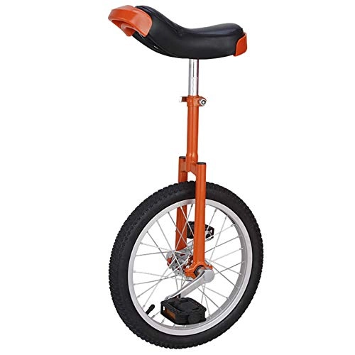 Monociclo : ywewsq Monociclo Freestyle Learner para niños / Adultos / Principiantes, neumático Antideslizante de 16" / 18" / 20"y Bicicleta de Asiento Ajustable, Mejor (Color: Rojo, tamaño: 16 Pulgadas)
