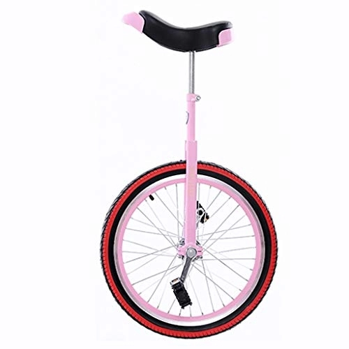Monociclo : ZSH-dlc 16 / 20 / 24 Monociclo Pulgadas, Neumáticos, Antideslizantes Ajustables En Altura, Bicicleta De Equilibrio En Bicicleta, Mejor Cumpleaños, 3 Colores (Color : C, Size : 20 Inch)