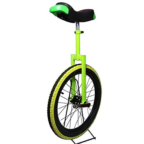 Monociclo : ZSH-dlc 20 Pulgadas Monociclo Estilo Libre, Sola Bicicleta de Equilibrio de la Rueda, Apto for nios y Adultos, Regulable en Altura, cumpleaos / Navidad, 2 Colores (Color : A)