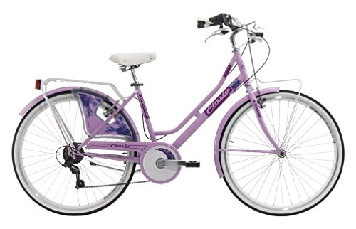 Paseo : 26Pulgadas Bicicleta de Holland Mujer 6velocidades Cinzia Flower, Morado