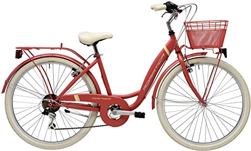 Paseo : Adriatica - Bicicleta de mujer panda 26" Shimano 6V roja