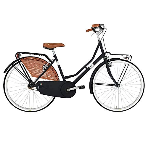 Paseo : Alpina Bike Olanda, Bicicleta para Mujer, Negro, 26