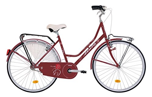 Paseo : Atala Bicicleta de ciudad tipo Holland, modelo Piccadilly, color amaranto, cuadro de 26 pulgadas, talla 46 (Talla única)