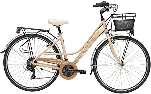 Paseo : Bicicleta Cicli Adriatica Sity 3 de mujer, estructura de aluminio, rueda de 28, cambio Shimano, talla 45, 3 colores disponibles, mujer, rosa Cipria